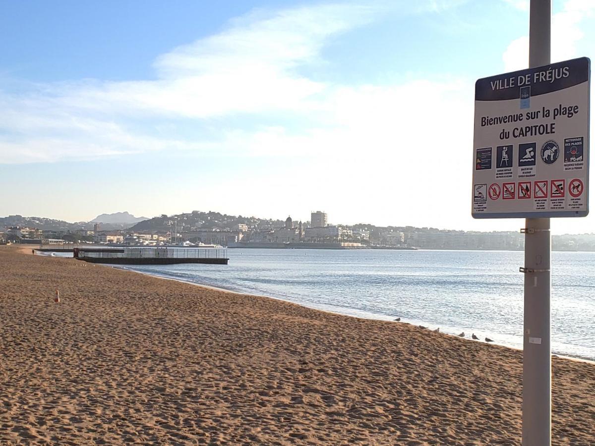 Frejus Plage Le Capitole T2 35M2 Climatise Balcon Exterior foto
